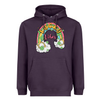Plum lucky vibes Heavyweight Hoodie - MaliasSmallBusiness