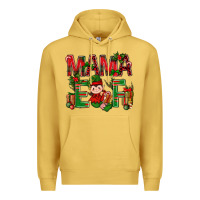 Antique Gold Mama Elf With Gift Christmas Premium Hoodie - BundleAndBundleShop