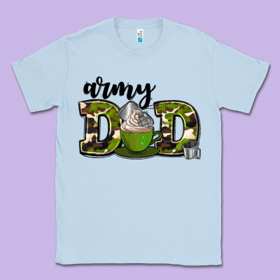 Army Dad Classic Tee Designed By Adodesignshop