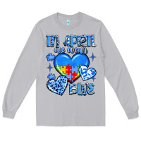 Moon Dust in april we wear blue Long Sleeve Tee - JahusDesignShop