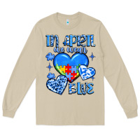 Mushroom in april we wear blue Long Sleeve Tee - JahusDesignShop