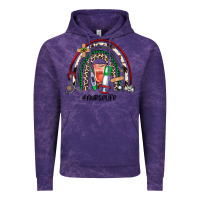 Cloud Purple Christmas nurselife rainbow Vintage Hoodie - JahusDesignShop