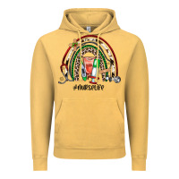 Vintage Mustard Christmas nurselife rainbow Vintage Hoodie - JahusDesignShop