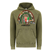 Vintage Olive Christmas nurselife rainbow Vintage Hoodie - JahusDesignShop