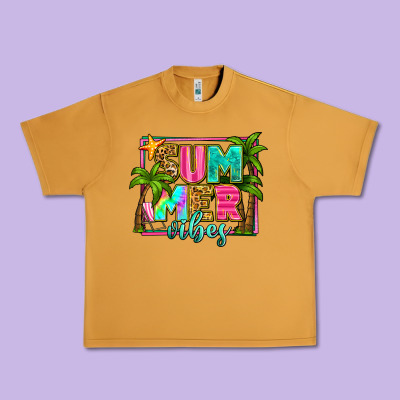 Summer Vibes Urban Heavy Tee Designed By Zillion Design Studio