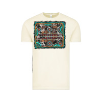 Vintage Arctic aztec background with gemstone and cowhide Vintage Tee - RanaPortraitStore
