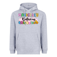 Heather Grey magically delicious Heavyweight Hoodie - MaliasSmallBusiness