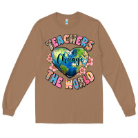 Toasted Coconut teachers change the world Long Sleeve Tee - JahusDesignShop