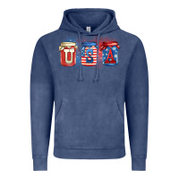 Vintage Denim usa mason jars Vintage Hoodie - Zillion Design Studio