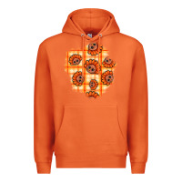 Carrot Thanksgiving Turkey With Tartan Patch Premium Hoodie - BundleAndBundleShop