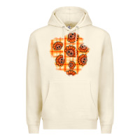 Sandshell Thanksgiving Turkey With Tartan Patch Premium Hoodie - BundleAndBundleShop