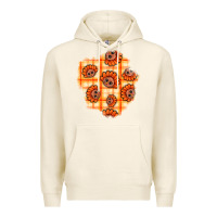 Tofu Thanksgiving Turkey With Tartan Patch Premium Hoodie - BundleAndBundleShop