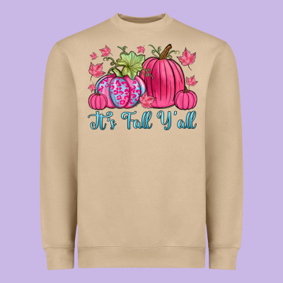 It S Fall Y All Heavyweight Sweatshirt Designed By Zillion Design Studio