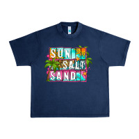 Navy sun salt sand summer Urban Heavy Tee - Zillion Design Studio