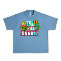 Pebble Blue sun salt sand summer Urban Heavy Tee - Zillion Design Studio