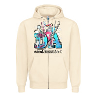 Sandshell da dental assistant Zipper Hoodie - AdoDesignShop