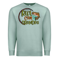 Seafoam reel cool  grandpa Premium Sweatshirt - MaliasSmallBusiness