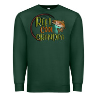 Sports Green reel cool  grandpa Premium Sweatshirt - MaliasSmallBusiness