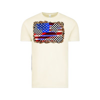 Vintage Arctic race american flag Vintage Tee - Zillion Design Studio