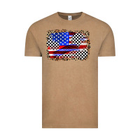 Vintage Coffee race american flag Vintage Tee - Zillion Design Studio