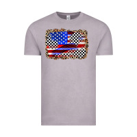 Vintage Zinc race american flag Vintage Tee - Zillion Design Studio