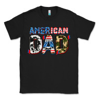 Black American dad Classic Tee - AdoDesignShop