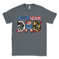 Charcoal Heather American dad Classic Tee - AdoDesignShop