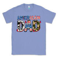 Colony Blue American dad Classic Tee - AdoDesignShop