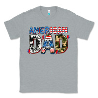 Heather Grey American dad Classic Tee - AdoDesignShop