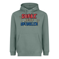 Sage 4th of july america shake your sparkler Heavyweight Hoodie - MaliasSmallBusiness