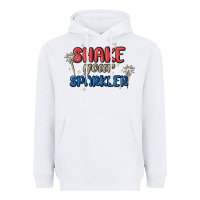White 4th of july america shake your sparkler Heavyweight Hoodie - MaliasSmallBusiness