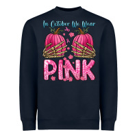 Navy in october we wear pink Heavyweight Sweatshirt - Zillion Design Studio