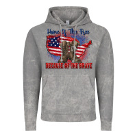 Cloud Rock home of the free because of the brave Vintage Hoodie - Zillion Design Studio
