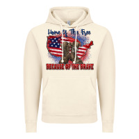 Vintage Artic home of the free because of the brave Vintage Hoodie - Zillion Design Studio