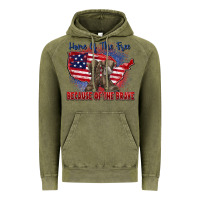 Vintage Olive home of the free because of the brave Vintage Hoodie - Zillion Design Studio