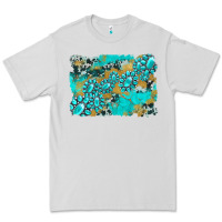 Dove Grey gemstone cowhide glitter background Premium Tee - Artiststas