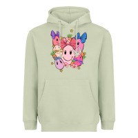 Matcha soft pink easter Heavyweight Hoodie - MaliasSmallBusiness