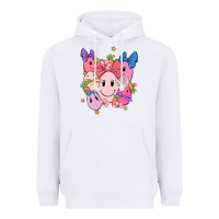 White soft pink easter Heavyweight Hoodie - MaliasSmallBusiness