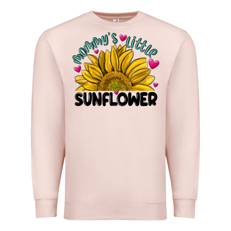 Mommy' S Little Sunflower Premium Sweatshirt by MaliasSmallBusiness | Teevron
