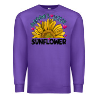 Purple mommy' s little sunflower Premium Sweatshirt - MaliasSmallBusiness