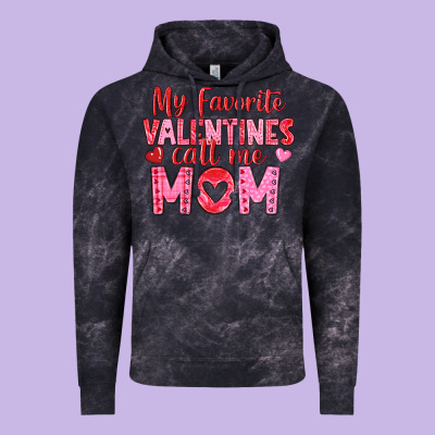 Vintage Hoodie my favorite valentine call me mom