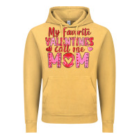 Vintage Mustard my favorite valentine call me mom Vintage Hoodie - texasbilliewilder