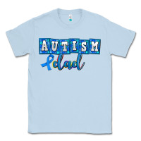 Dusty Blue autism dad Classic Tee - AdoDesignShop