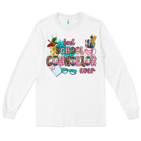 White best school counselor ever Long Sleeve Tee - AdoDesignShop
