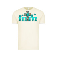 Vintage Arctic western turquoise's gemstones cross believe Vintage Tee - BarkalooDesign