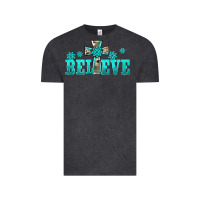 Vintage Black western turquoise's gemstones cross believe Vintage Tee - BarkalooDesign