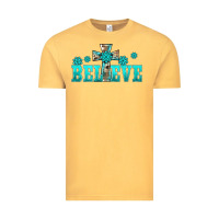 Vintage Mustard western turquoise's gemstones cross believe Vintage Tee - BarkalooDesign