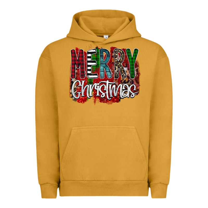 Merry Christmas Buffalo Plaid Leopard Urban Hoodie by Bettercallsaul | Teevron