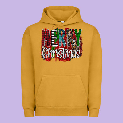 Merry Christmas Buffalo Plaid Leopard Urban Hoodie Designed By Bettercallsaul