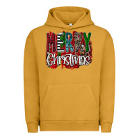 Pigment Peanut Butter Merry Christmas Buffalo Plaid Leopard Urban Hoodie - Bettercallsaul